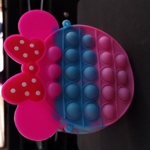 Girls Silicone cute Mickey Mouse messenger Bag